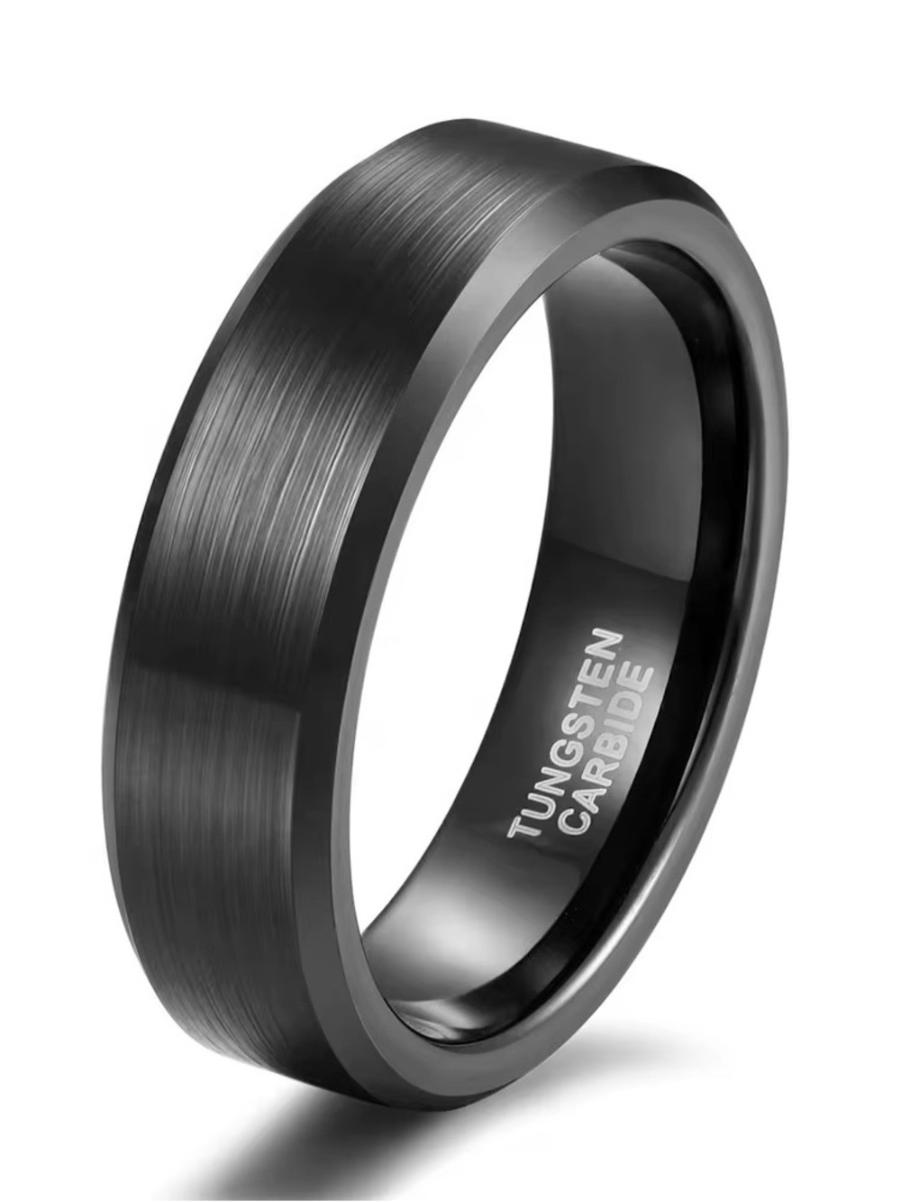 Black Tungsten Carbide Men’s Ring